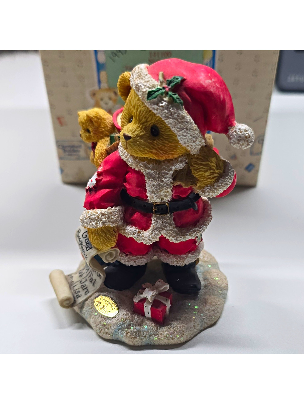 Cherished Teddies Nickolas "You're At The Top Of My List" #141100 1995 LE